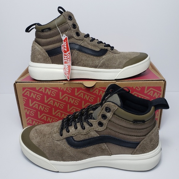 Vans Shoes - Vans Leather Suede Ultrarange Hi Cub Marshmallow